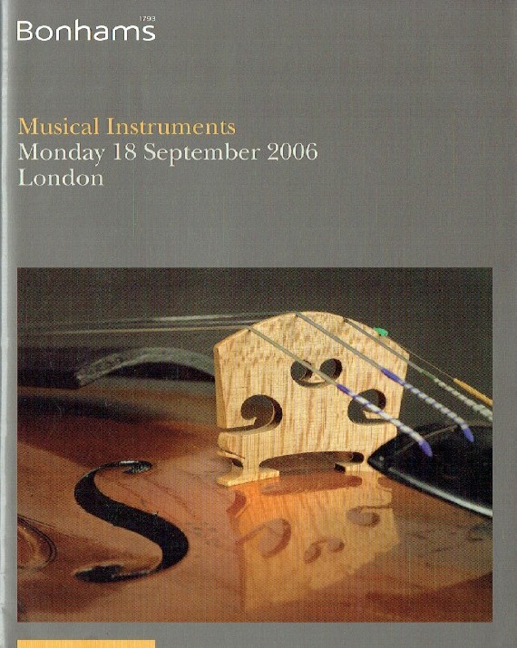 Bonhams September 2006 Musical Instruments