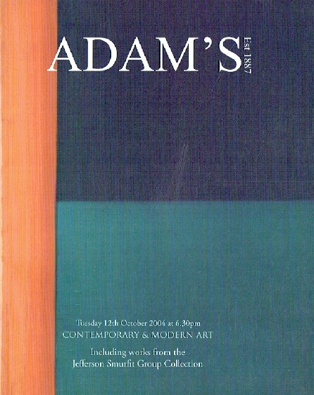 Adams October 2004 Contemporary & Modern Art