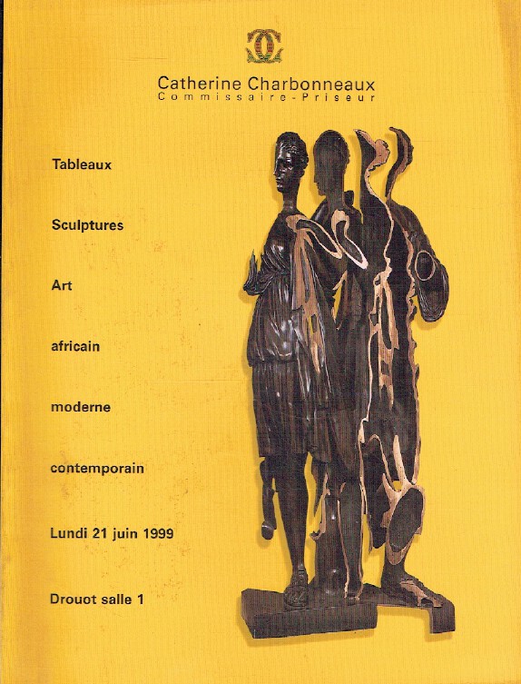 Charbonneaux June 1999 African Art, Modern & Contemporary Paintings