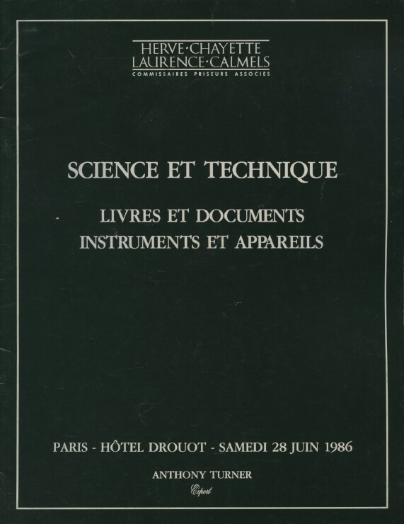 Herve-Chayette 1986 Science & Technology, Books, Instruments