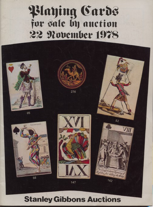 Stanley Gibbons November 1978 Playing Cards