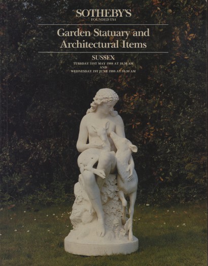 Sothebys 1988 Garden Statuary and Architectural Items