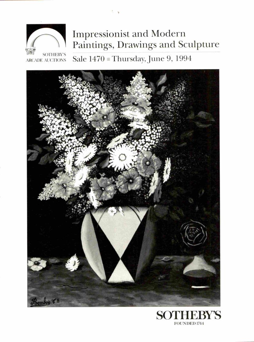 Sothebys March 1994 Impressionist & Modern Paintings, Drawings (Digital Only)