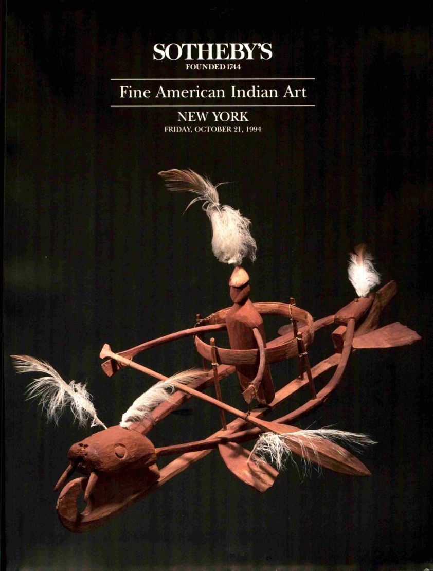 Sothebys October 1994 Fine American Indian Art (Digital Only)
