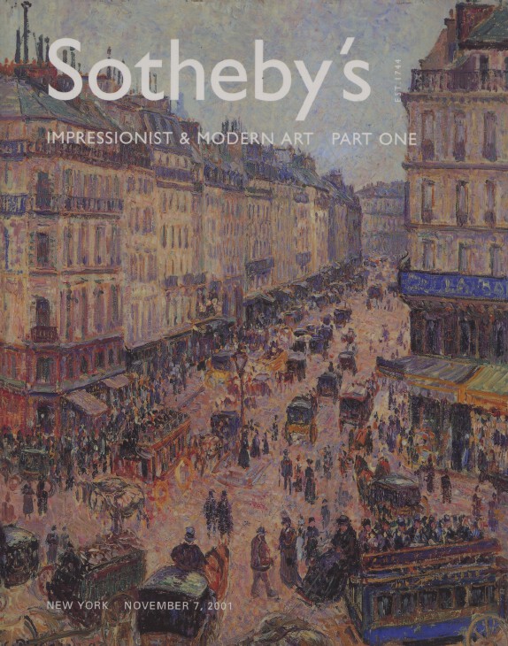 Sothebys November 2001 Impressionist & Modern Art Part 1