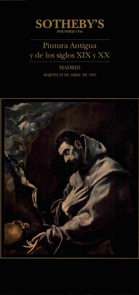 Sothebys April 1995 Old Master & 19th and 20th C. Paintings (Digital Only)
