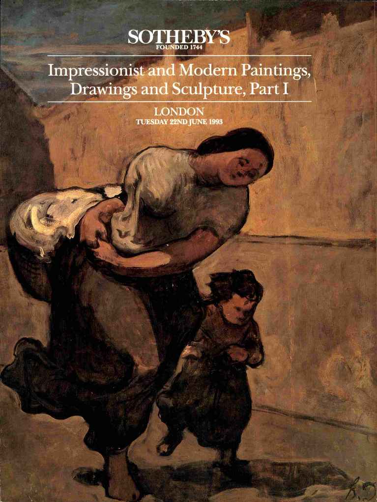 Sothebys June 1993 Impressionist & Modern Paintings Part I (Digital Only)