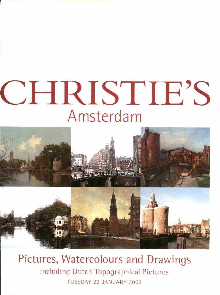 Christie's January 2002 Pictures, Watercolours & Drawings inc. Dutch Topographic