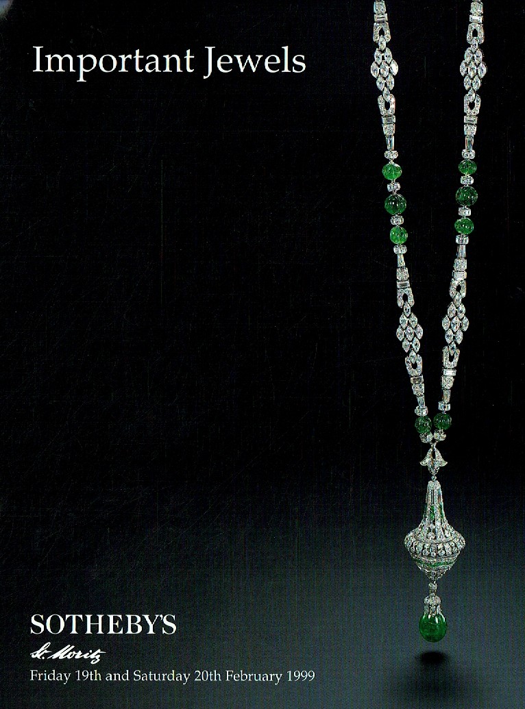 Sothebys & 20th February 1999 Important Jewels (Digital Only)