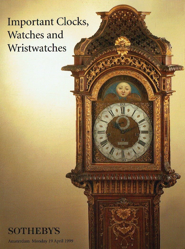 Sothebys April 1999 Important Clocks, Watches & Wristwatches (Digital Only)