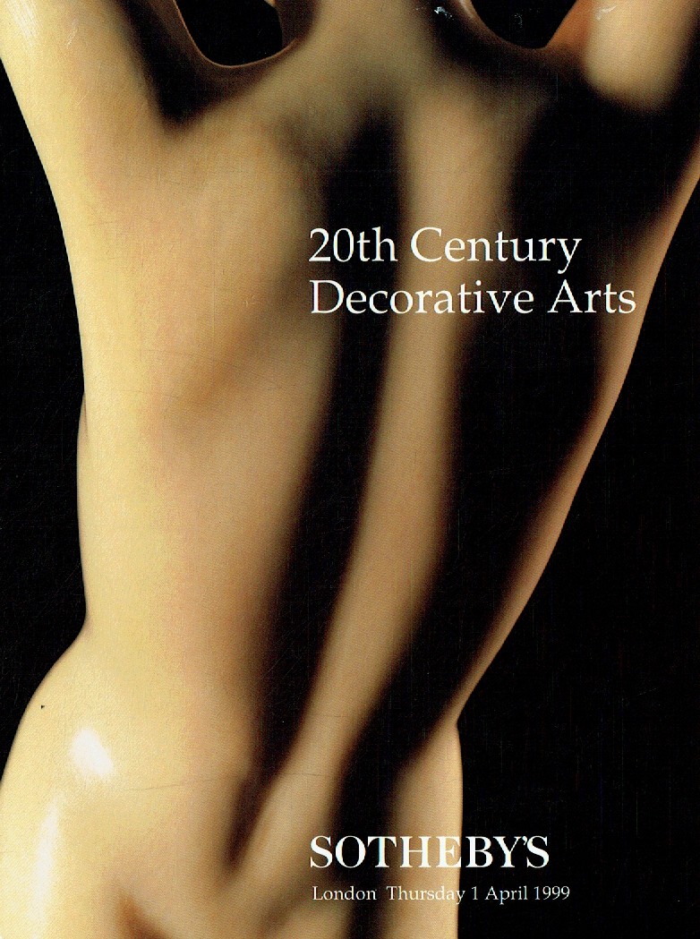 Sothebys April 1999 20th Century Decorative Arts (Digital Only)