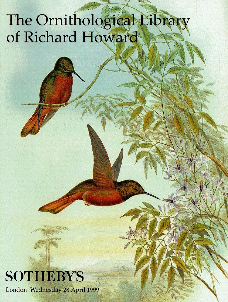 Sothebys April 1999 The Ornithological Library of Richard Howard (Digital Only)