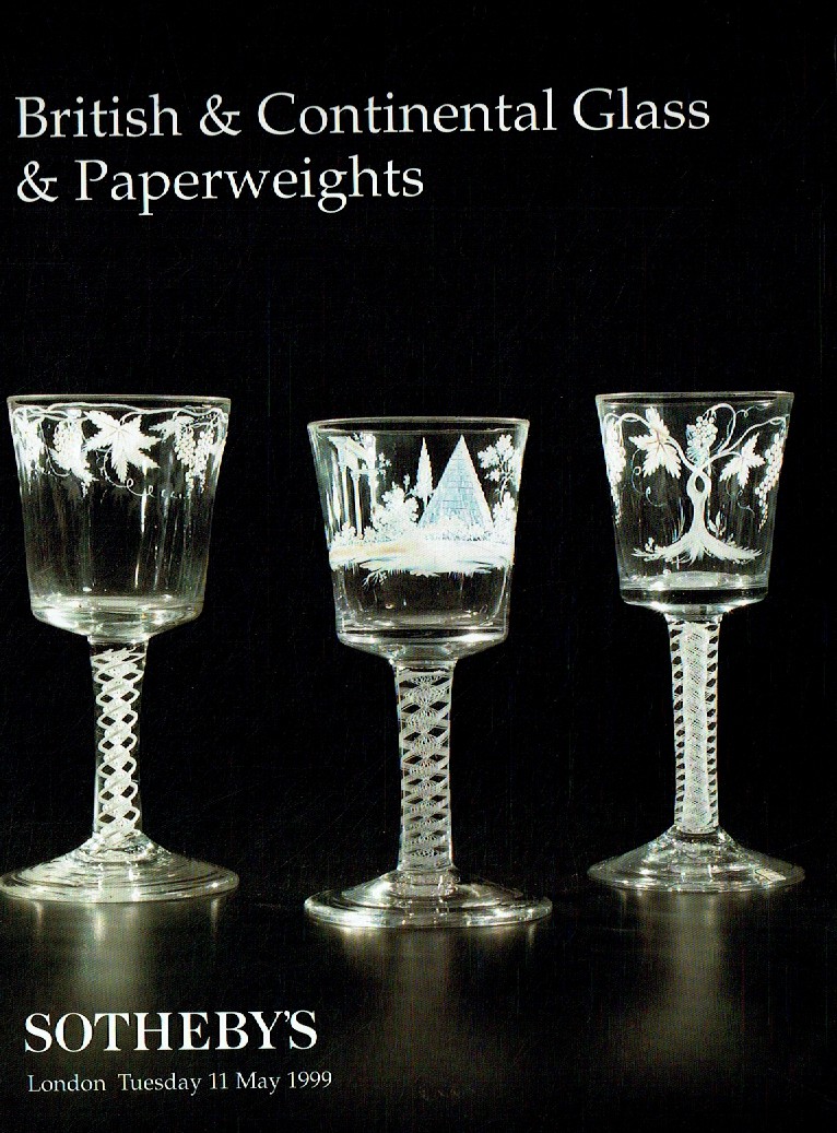Sothebys May 1999 British & Continental Glass & Paperweights (Digitial Only)