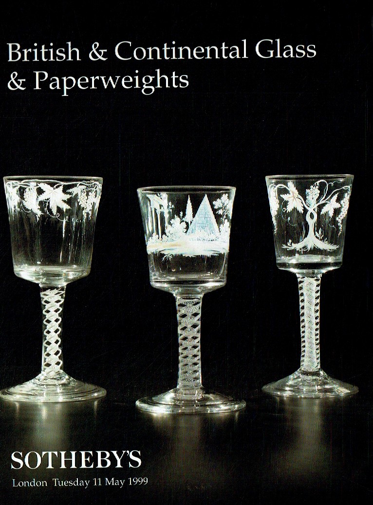 Sothebys May 1999 British & Continental Glass & Paperweights (Digital Only)