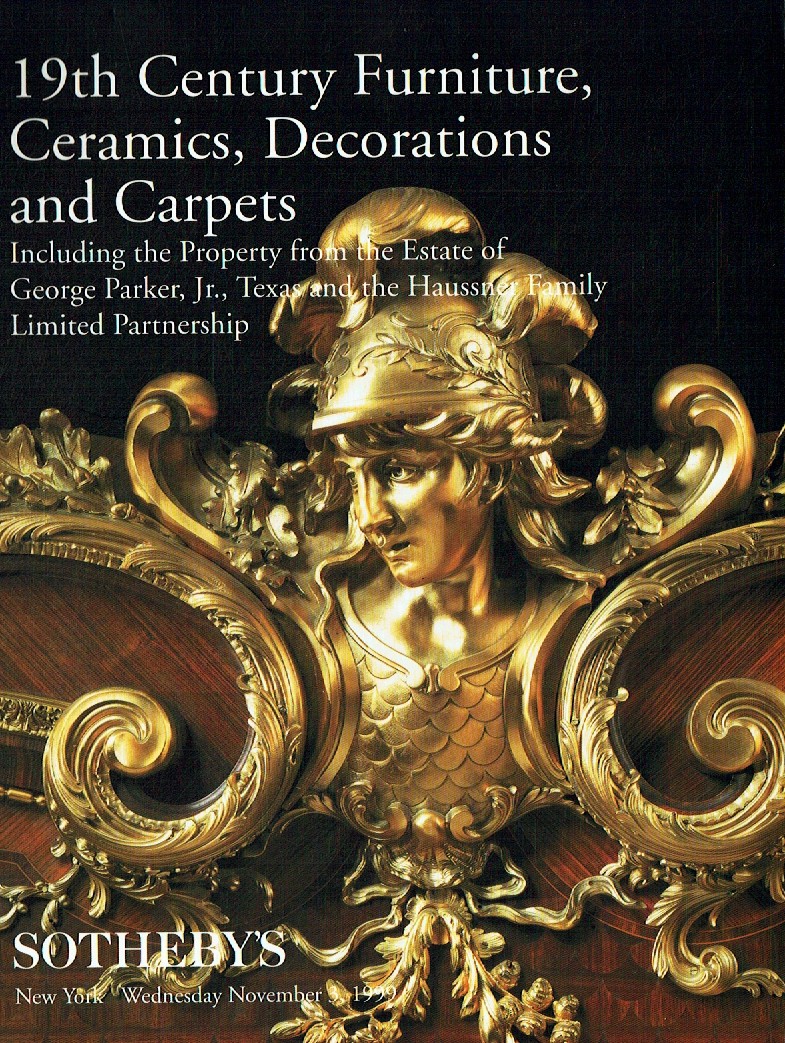 Sothebys November 1999 19th Century Furniture, Ceramics, Decorati (Digital Only)