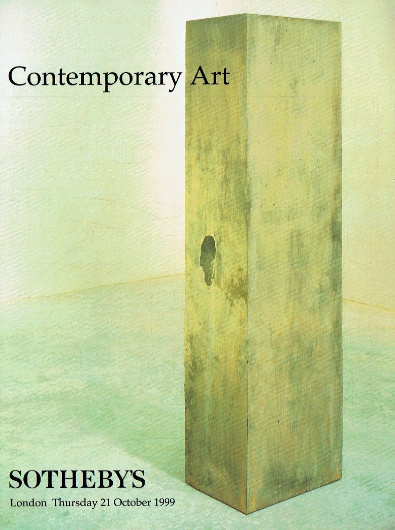 Sothebys October 1999 Contemporary Art (Digital Only)