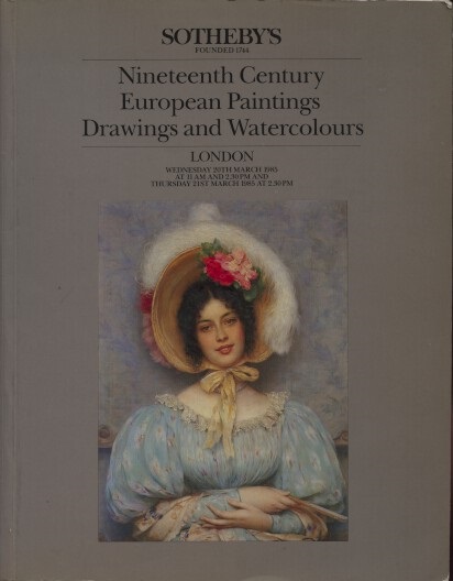 Sothebys & 21st March 1985 19th Century European Paintings, Drawi (Digital Only)