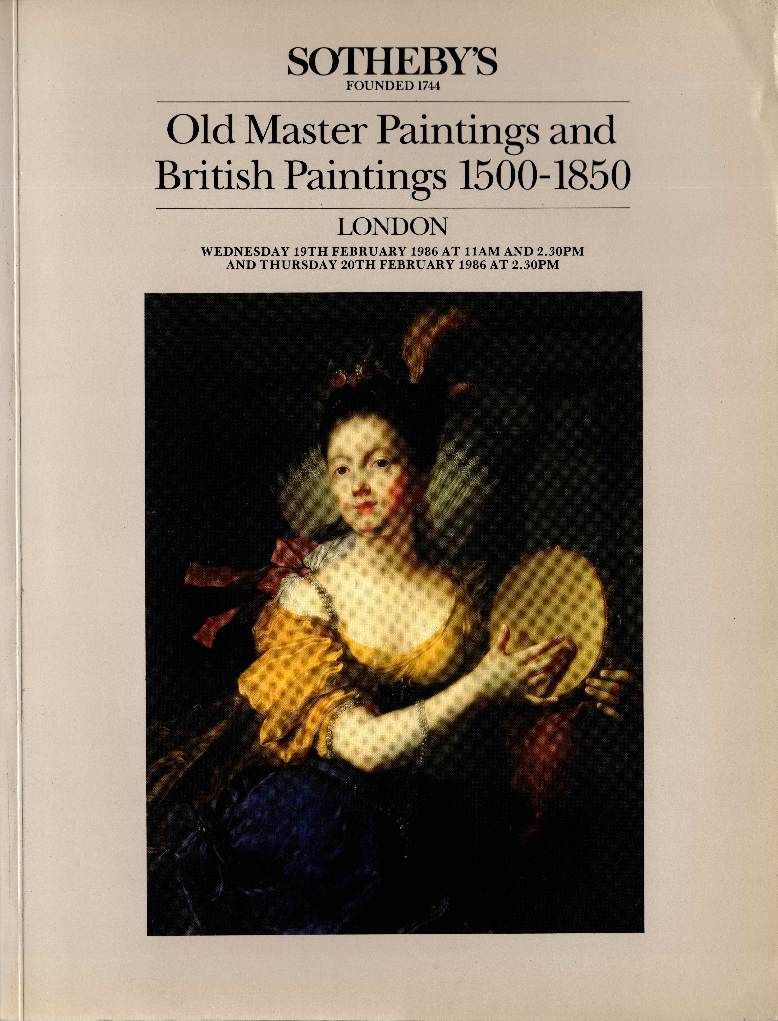 Sothebys February 1986 Old Master Paintings and British Pa (Digital Only)