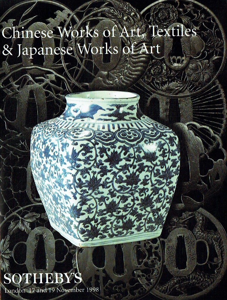 Sothebys November 1998 Chinese Works of Art, Textiles & Ja (Digital Only)