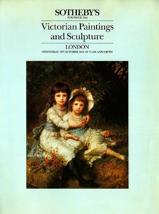 Sothebys October 1986 Victorian Paintings & Sculpture (Digital Only)