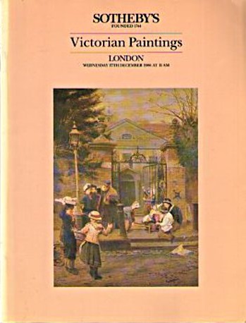 Sothebys December 1986 Victorian Paintings (Digital Only)