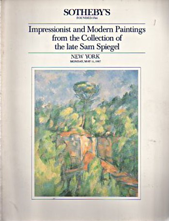 Sothebys May 1987 Impressionist and Modern Paintings from the Col (Digital Only