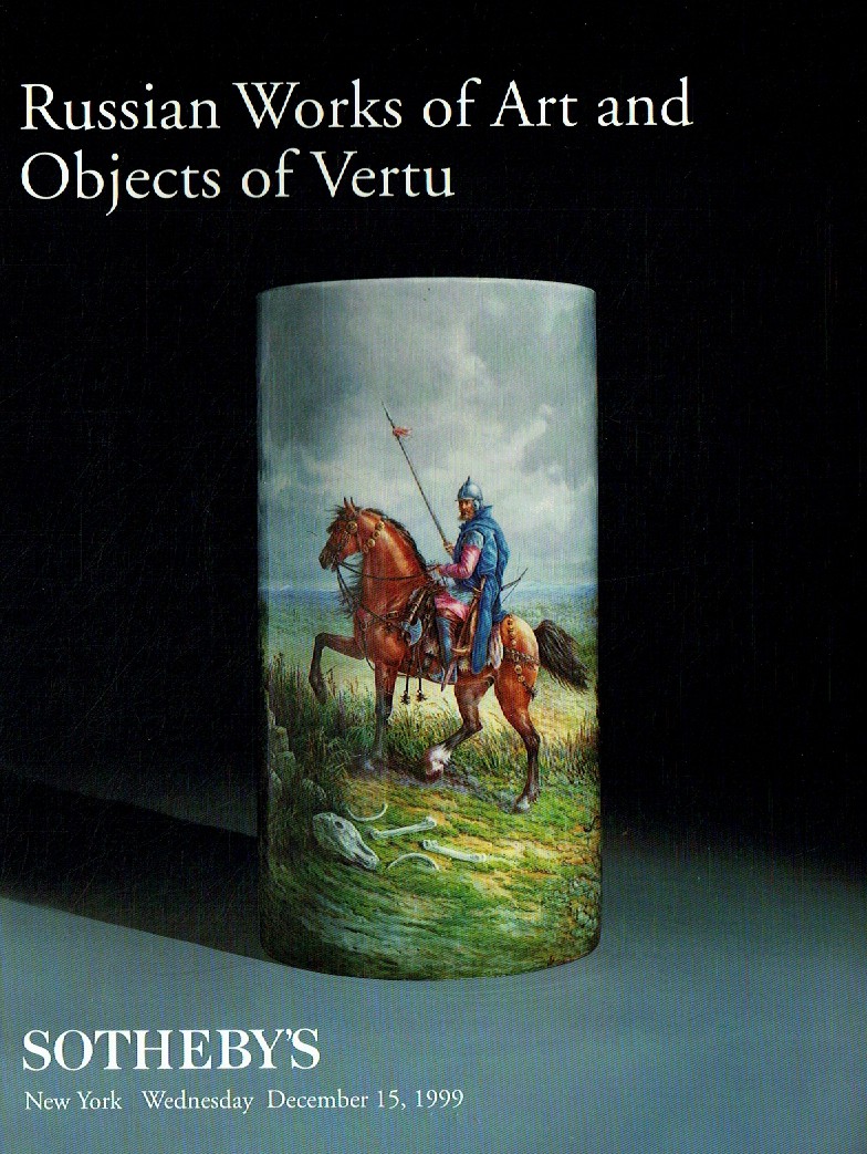 Sothebys December 1999 Russian Works of Art & Objects of Vertu (Digital Only)
