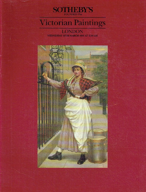 Sothebys March 1988 Victorian Paintings (Digital Only)