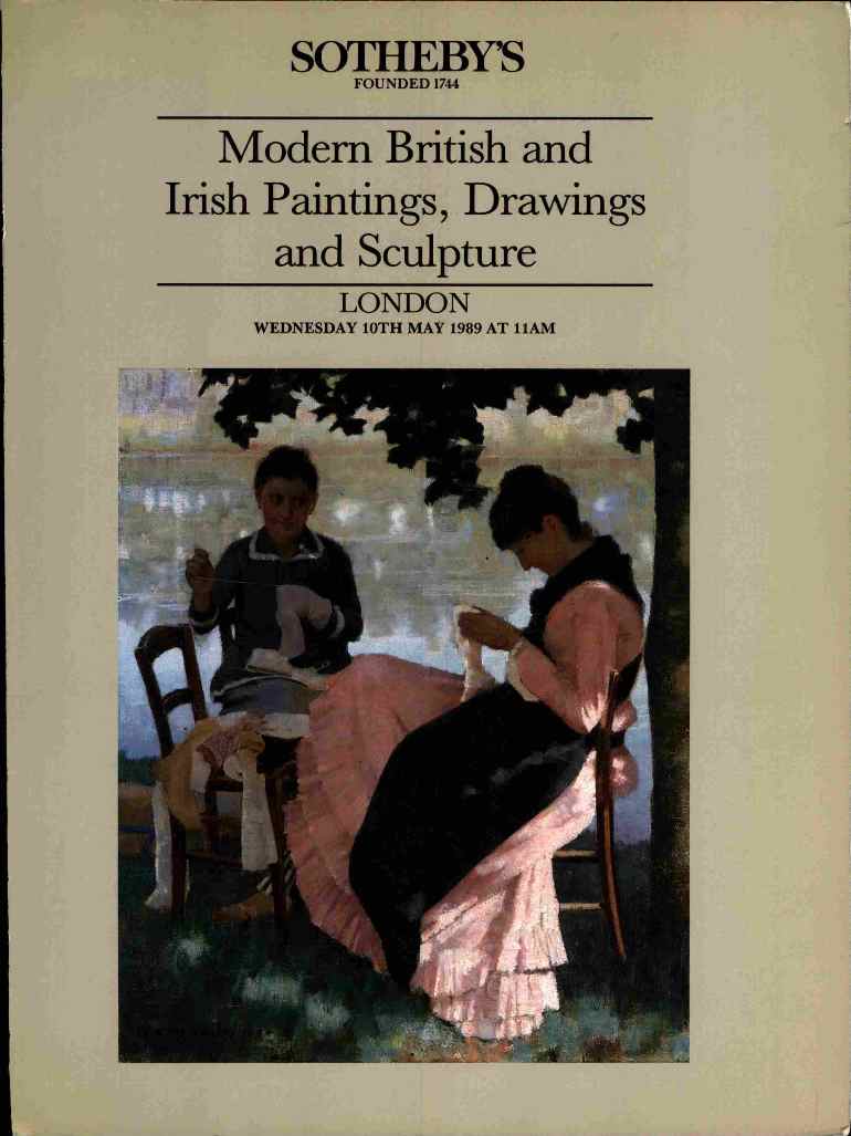 Sothebys May 1989 Modern British and Irish Paintings, Drawings an (Digitial Only