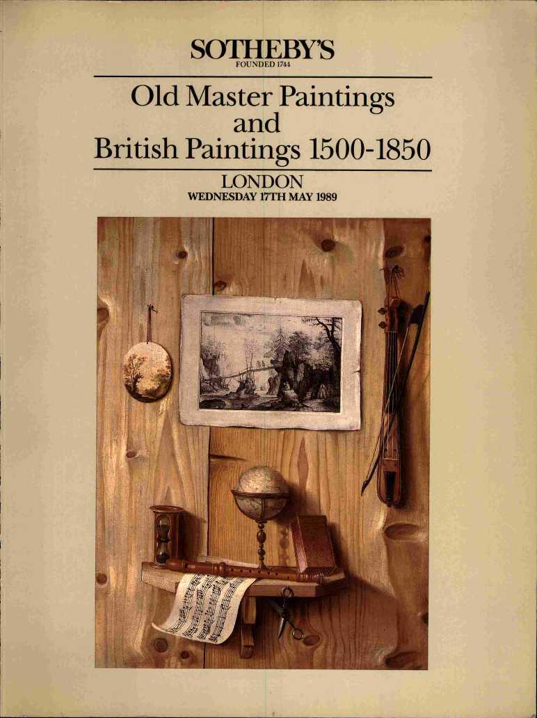 Sothebys May 1989 Old Master Paintings & British Paintings 1500-1 (Digital Only)
