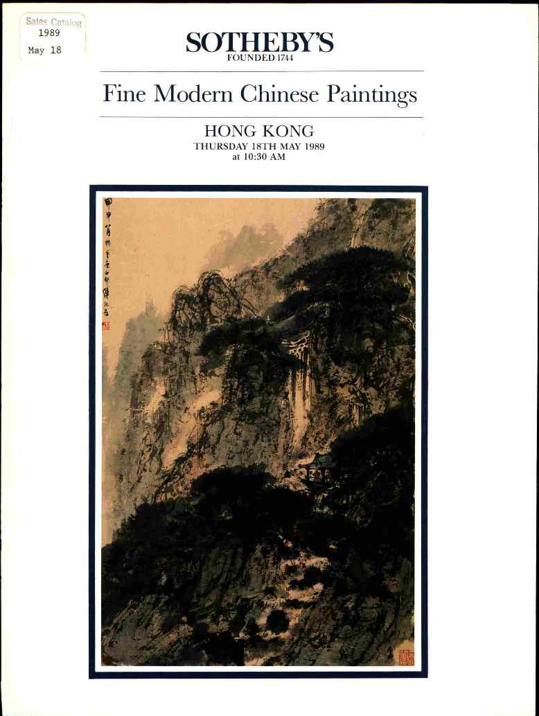 Sothebys May 1989 Fine Modern Chinese Paintings (Digital Only)