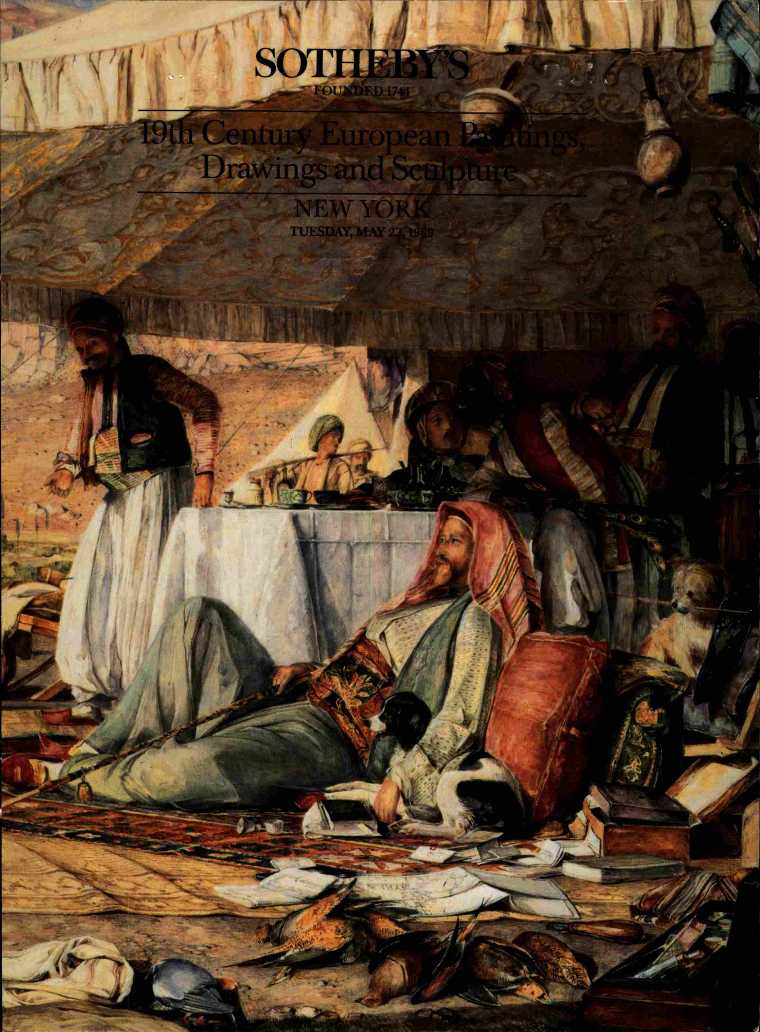 Sothebys May 1989 19th Century European Paintings, Drawings and S (Digital Only