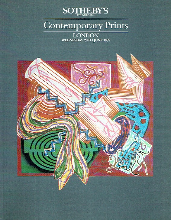 Sothebys June 1989 Contemporary Prints (Digitial Only)