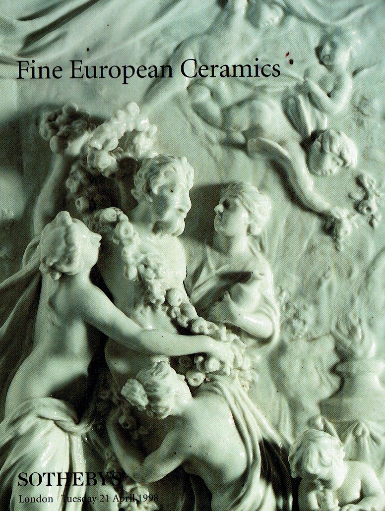 Sothebys April 1998 Fine European Ceramics (Digital Only)
