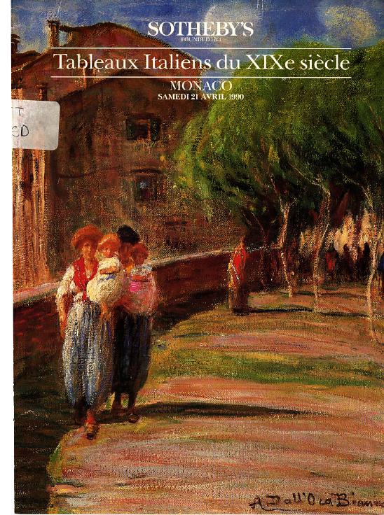 Sothebys April 1990 19th Century Italian Paintings (Digital Only)