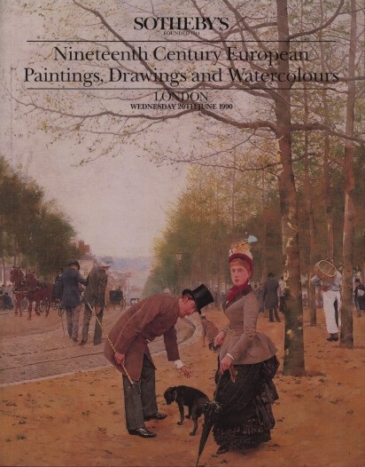 Sothebys June 1990 19th Century European Paintings, Drawings & Wa (Digitial Only