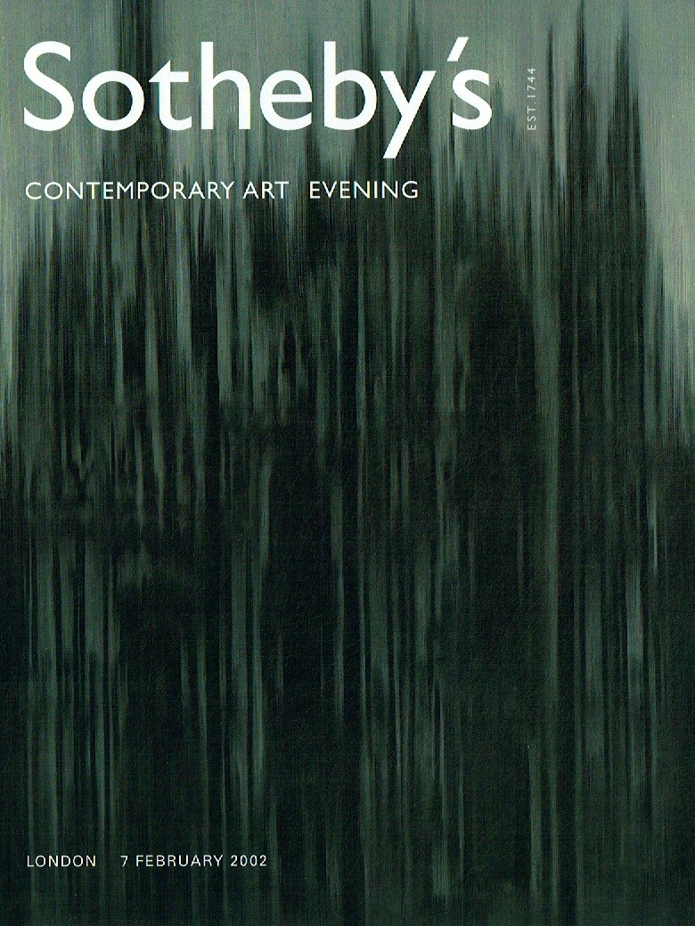 Sothebys February 2002 Contemporary Art Evening (Digital Only)