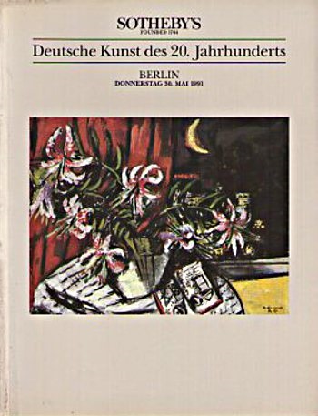 Sothebys May 1991 20th Century German Paintings (Digital Only)