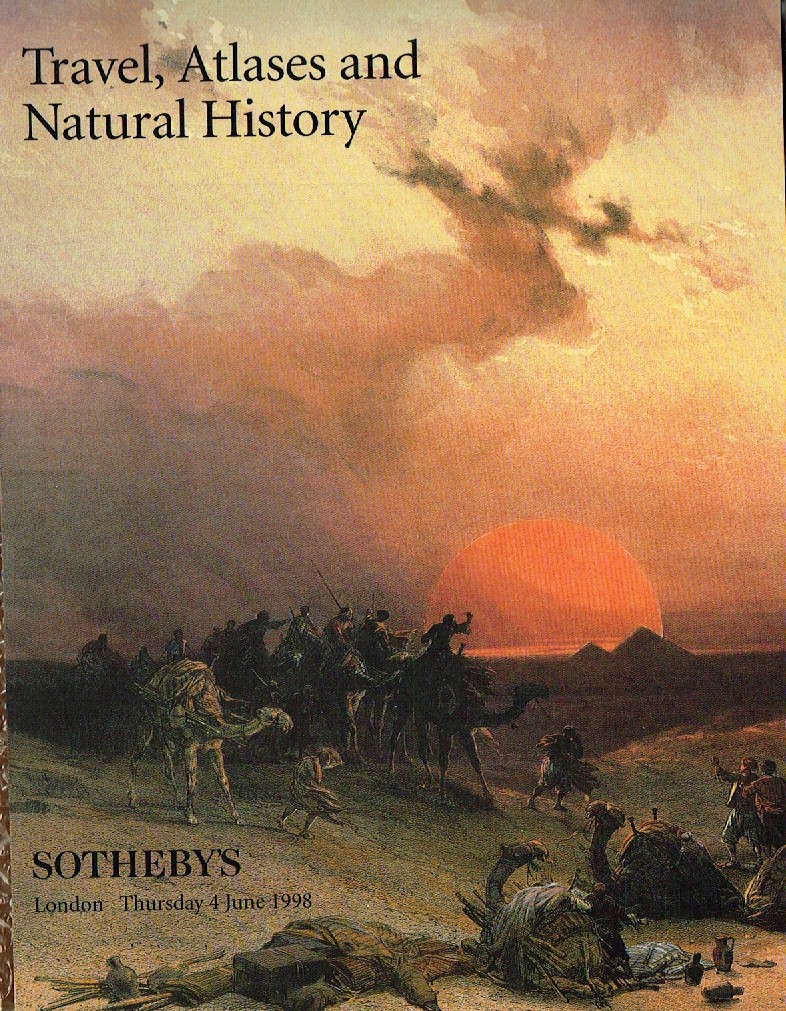 Sothebys June 1998 Travel, Atlases and Natural History (Digital Only)