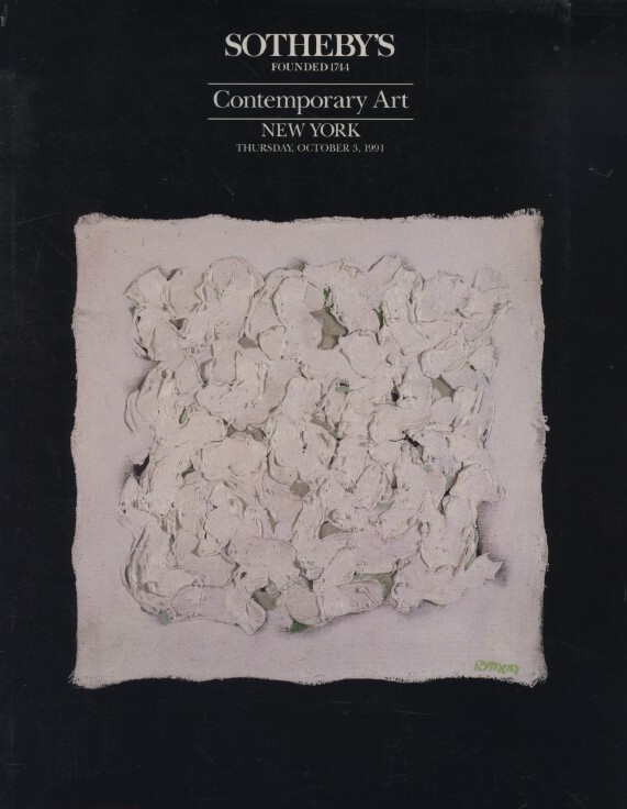 Sothebys October 1991 Contemporary Art (Digitial Only)