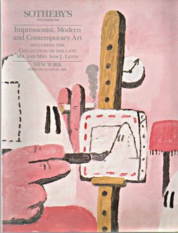 Sothebys & 26th February 1992 Impressionist and Modern Contempora (Digital Only
