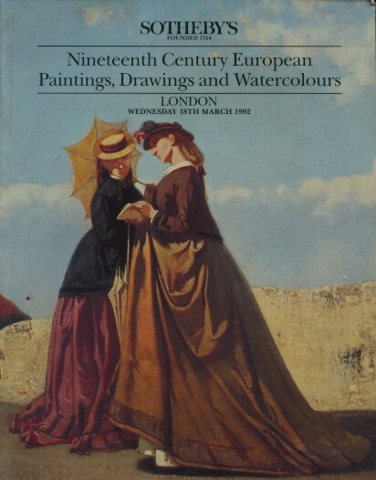 Sothebys March 1992 19th Century European Paintings, Drawings & W (Digital Only)