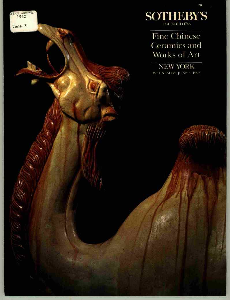 Sothebys June 1992 Fine Chinese Ceramics & Works of Art (Digital Only)