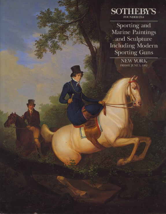 Sothebys June 1992 Sporting & Marine Paintings and Sculpture Incl (Digitial Only