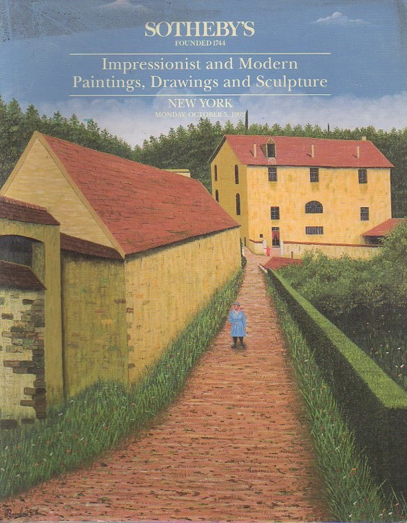 Sothebys October 1992 Impressionist & Modern Paintings, Drawings (Digitial Only)