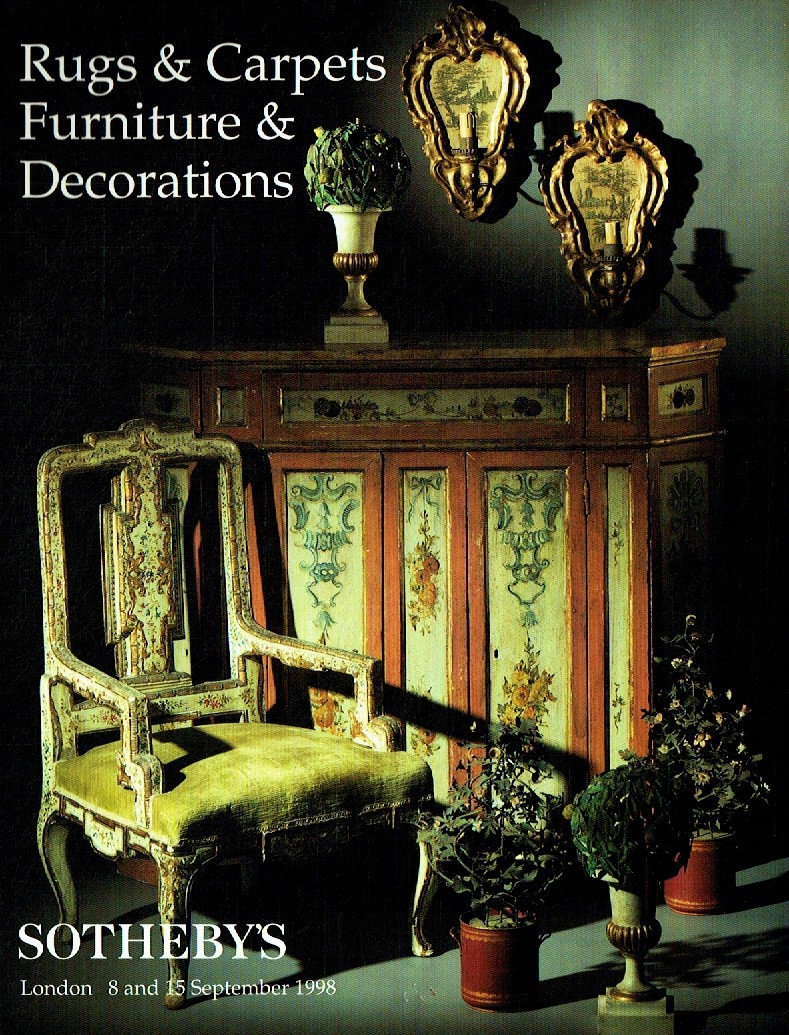 Sothebys & 15th September 1998 Rugs and Carpets Furniture & Decor (Digital Only)