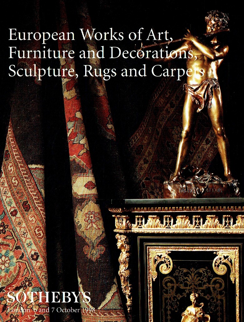 Sothebys & 7th October 1998 European Works of Art, Furniture & De (Digital Only)