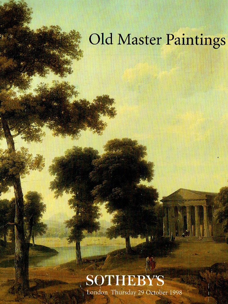 Sothebys October 1998 Old Master Paintings (Digital Only)