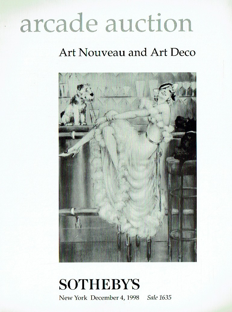 Sothebys December 1998 Arcade Auction Art Nouveau & Art Deco (Digital Only)