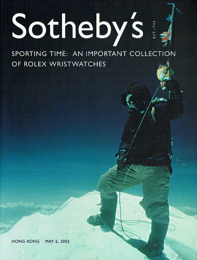 Sothebys May 2002 Sporting Time: An Important Collection of Rolex (Digital Only)